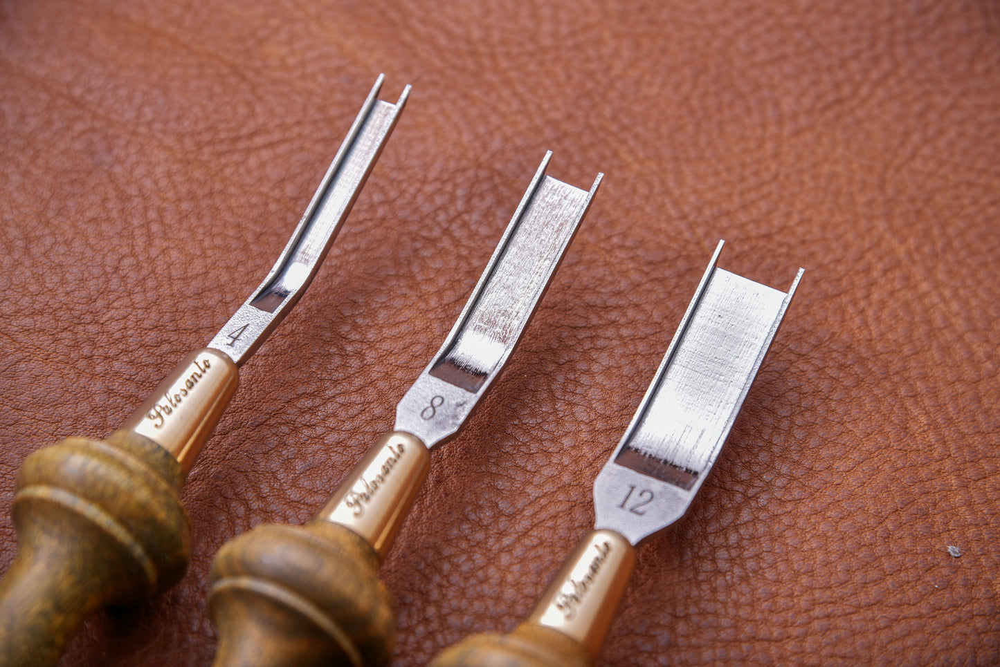 French edger(5 size) - lignum vitae