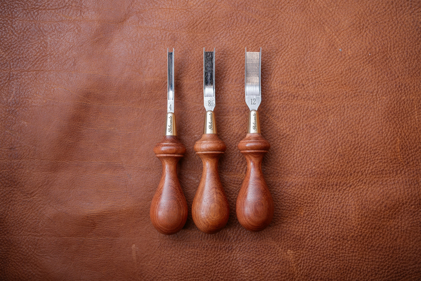 French edger(5 size) - bubinga handle