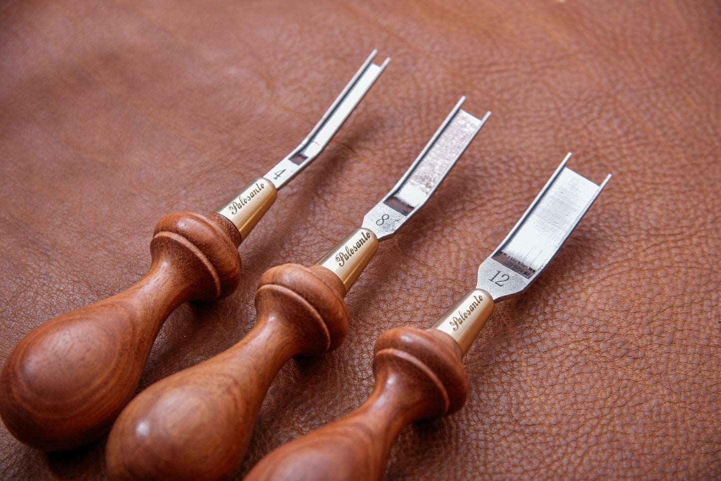 French edger(5 size) - bubinga handle