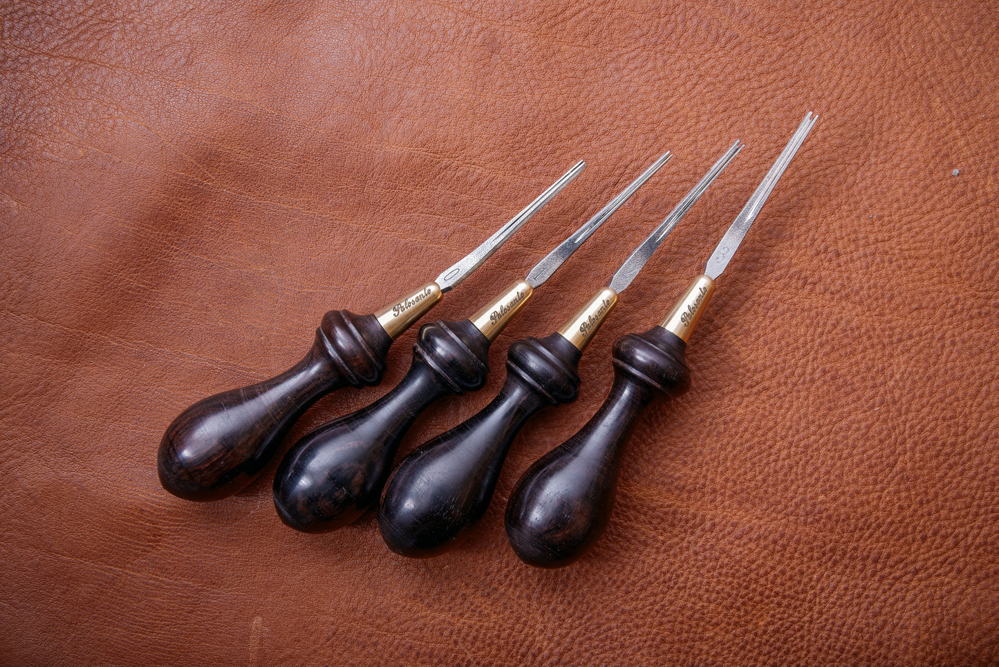 Edge beveler - african black wood handle