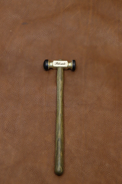 Wood tip brass hammer – Palosanto factory