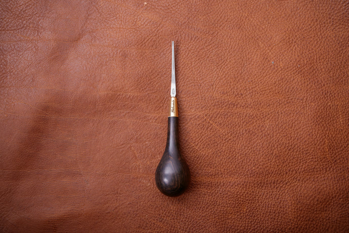 Edge beveler - pistol handle, african black wood