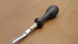 French edger(5 size) - afican black wood handle