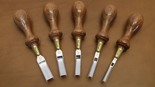 French edger(5 size) - bubinga handle