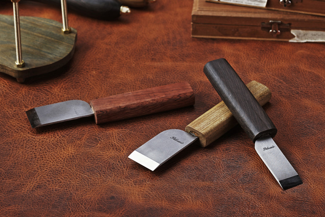 Knife - Japanese knife - black wood handle